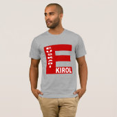 T-shirt BIO gris chiné  EUSKADI  KIROL Tシャツ (正面フル)