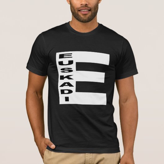 T-shirt BIO noir  EUSKADI Tシャツ (正面)