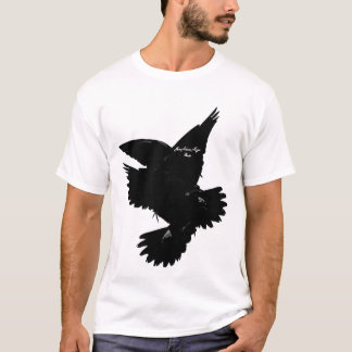 t-shirt black birds Jean Marie Moyer Tシャツ