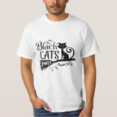 T-SHIRT Black cats only  Tシャツ (正面)