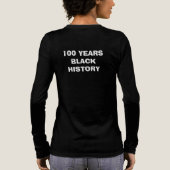 T-Shirt-Black History Month 100 Years トライブレンドＴシャツ (背面)