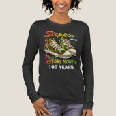 T-Shirt-Black History Month 100 Years トライブレンドＴシャツ (正面)