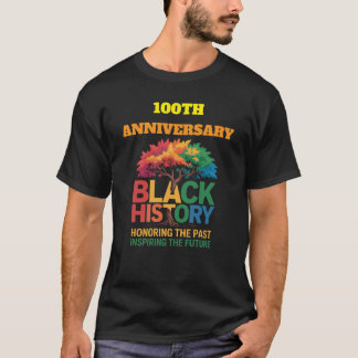 T-Shirt-Black History Month 100 Years Tシャツ
