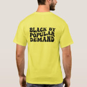 T-Shirt-Black History Month 100 Years Tシャツ (裏面)