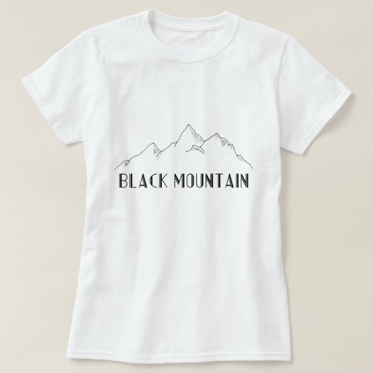 T-shirt "Black Mountain" Tシャツ (デザイン正面)