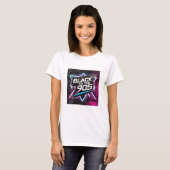 T-shirt "Black to the 90s"  Tシャツ (正面フル)