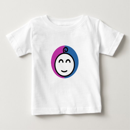 T-Shirt Blanc Bébé (0-24 mois) ベビーTシャツ (正面)