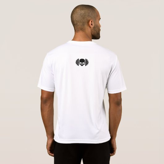 T-shirt blanc Iron Tシャツ (裏面フル)
