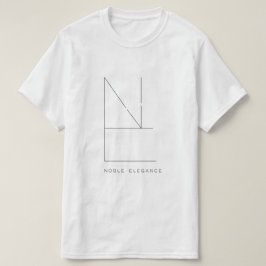 T-shirt Blanc Pour Hommes  (Noble Elégance) Tシャツ