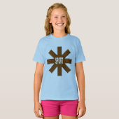 T-shirt bleu ciel  SOLEIL CHOCOLAT Tシャツ (正面フル)