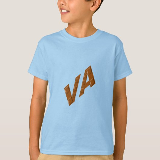 T-shirt bleu clair CHOCOLAT VIRGINIA Tシャツ (正面)