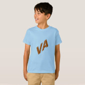 T-shirt bleu clair CHOCOLAT VIRGINIA Tシャツ (正面フル)