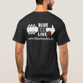 T Shirt Blue Box Live Tシャツ (裏面)