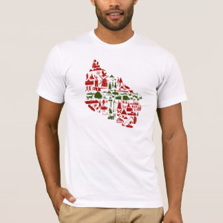 T-Shirt "Bornholm Logo" Herren (Bella Canvas) Tシャツ