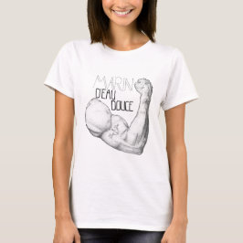 T-shirt Boyfriend marin d'eau douce Tシャツ