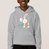 T-shirt  bunny with an easter egg in the paws. (正面)