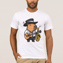  T-Shirt – Capybara Music Mood