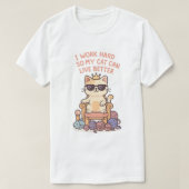  t-shirt cat tシャツ (デザイン正面)