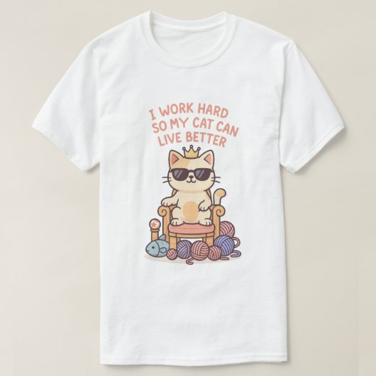  t-shirt cat tシャツ (デザイン正面)