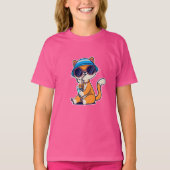 T-Shirt Cat vacation  Tシャツ (正面)