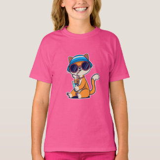T-Shirt Cat vacation Tシャツ