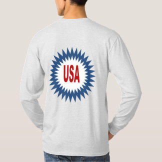 T-shirt cendre  dos homme  SUN  USA Tシャツ