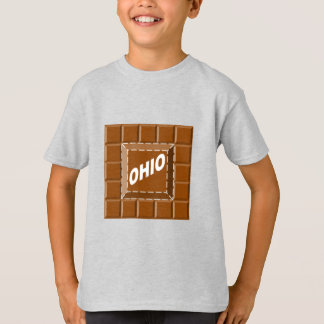 T-shirt cendre Enfants  CHOCOLAT  OHIO Tシャツ