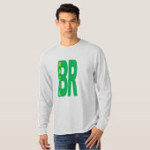 T-shirt cendre homme   BRAZIL Tシャツ (正面フル)