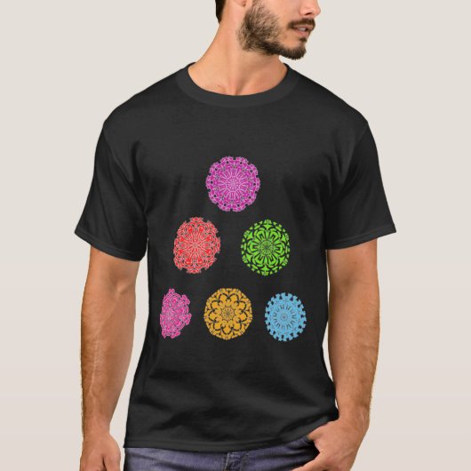 T-Shirt Chakra pyramide remastered Tシャツ (正面)
