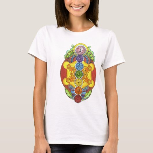 T-shirt Chakras Tシャツ (正面)