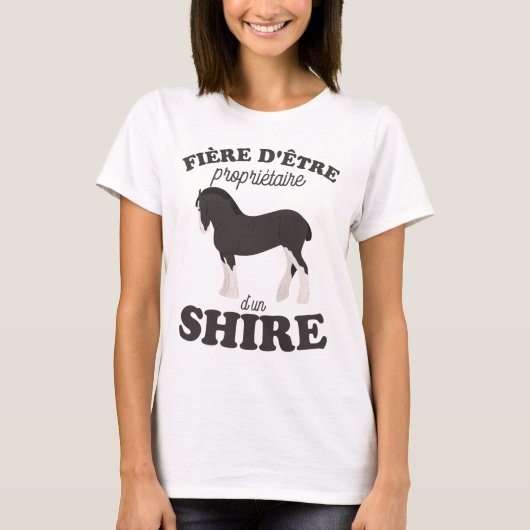 T-shirt Cheval percheron 2 Tシャツ (正面)