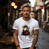 t-shirt citrouille, effrayant, halloween tシャツ