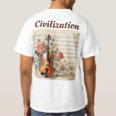 T-shirt — Civilization Tシャツ (裏面)