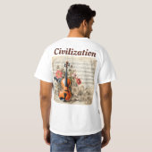 T-shirt — Civilization Tシャツ (裏面フル)