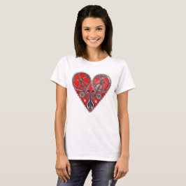 T-shirt Cœur Mécanique Vélo Tシャツ