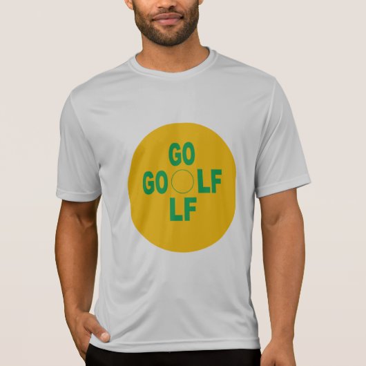 T-shirt Competitor argent homme SPORT GOLF Tシャツ (正面)
