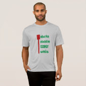 T-shirt Competitor argent homme TOURISME TUNISIE Tシャツ (正面フル)
