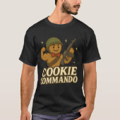 T-Shirt Cookie Commando – Bowtie Muscle Edition Tシャツ (正面)
