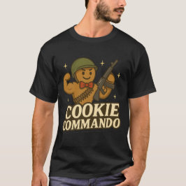 T-Shirt Cookie Commando – Bowtie Muscle Edition Tシャツ