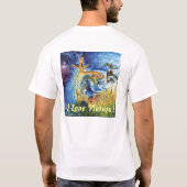 T-Shirt coton Col boutonné Tシャツ (裏面)