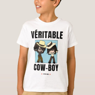 t shirt cowboy chibi enfant. tシャツ