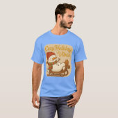 T-Shirt Cozy Holiday Vibes Tシャツ (正面フル)