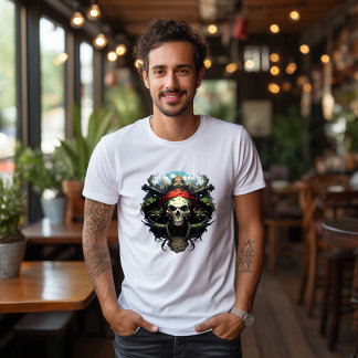 t-shirt Crâne, Pirate, effrayant Tシャツ