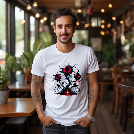 T-shirt Créature Abyssale aux Yeux Écarlates Tシャツ