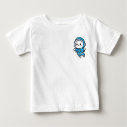 T-Shirt Cute Astronaut Cat Kawaii For Baby ベビーTシャツ
