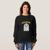 T-Shirt Cute Spook | Minimalist Kawaii Ghost Hallo スウェットシャツ (正面フル)