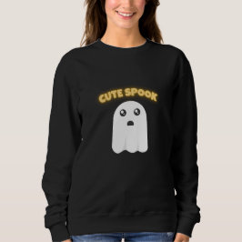 T-Shirt Cute Spook | Minimalist Kawaii Ghost Hallo スウェットシャツ
