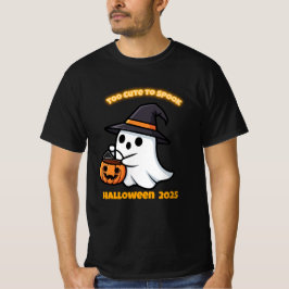 T-Shirt Cute Spook | Minimalist Kawaii Ghost Hallo Tシャツ