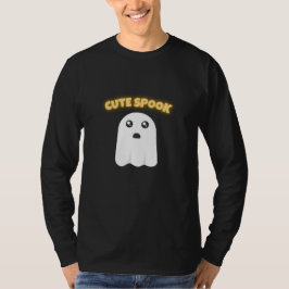 T-Shirt Cute Spook | Minimalist Kawaii Ghost Hallo Tシャツ