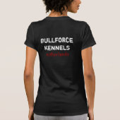 T-Shirt Damen (ladies) Bullforce kennels Tシャツ (裏面)